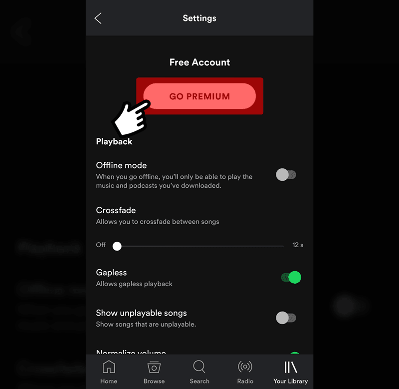 Upgrade Spotify App To Premium